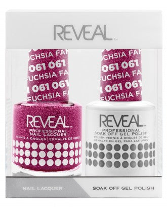 Reveal Duo Gel and Nail Lacquer Set - 061 Fuchsia Fantasy