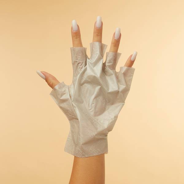 Voesh Deluxe Pedicure Collagen Gloves - Mint - Case of 100