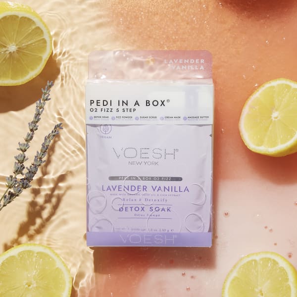 VOESH Pedi in a Box O2 Fizz 5 Step - Lavender