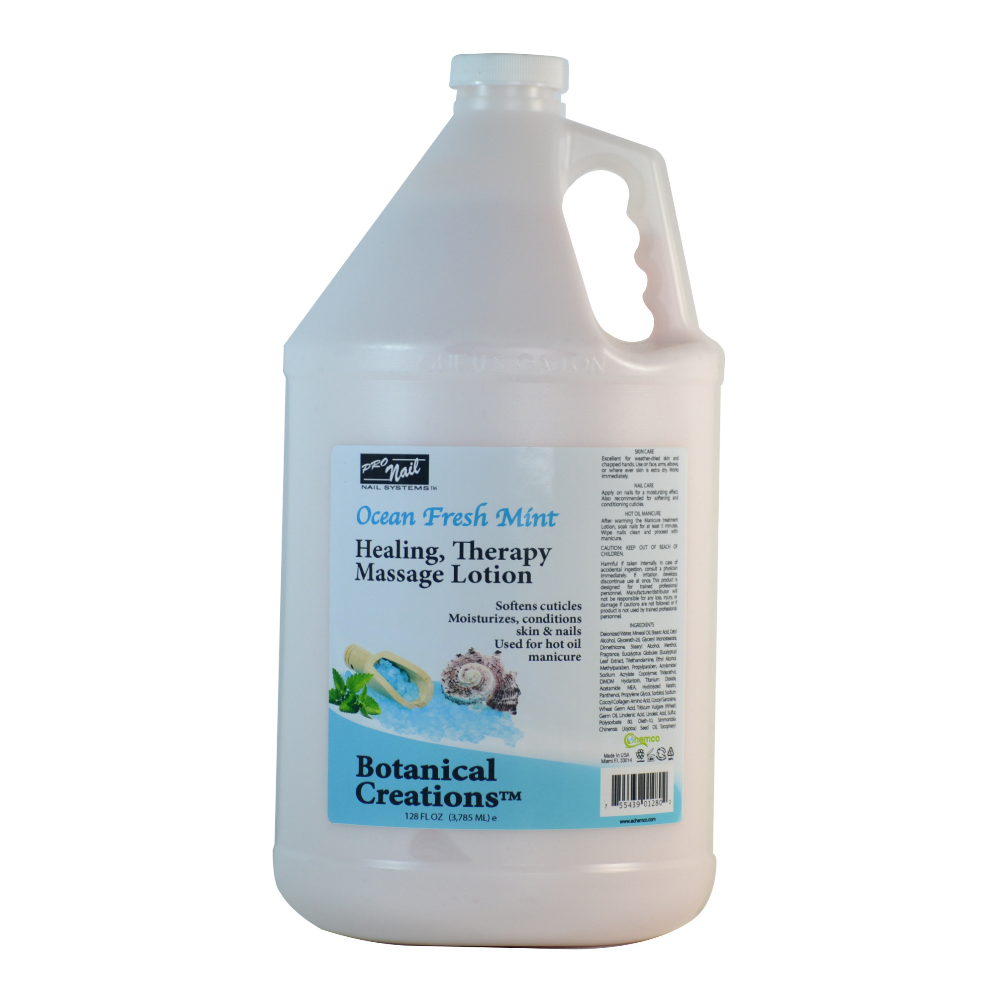 Chemco Pro Nail Lotion - Mint - Gallon